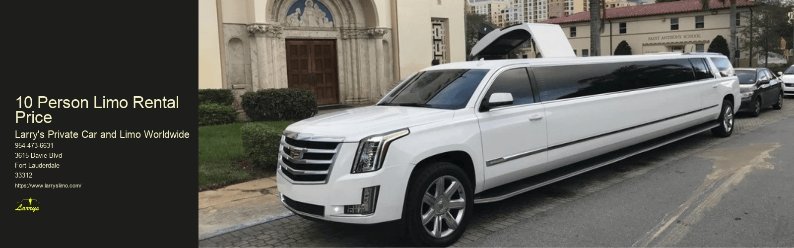 10 Person Limo Rental Price