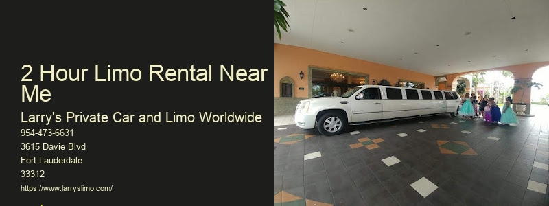 10 Person Limo Rental Near Me