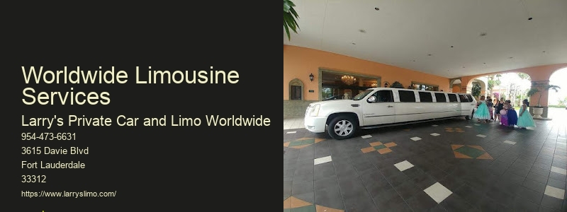 4 Person Limo Rental